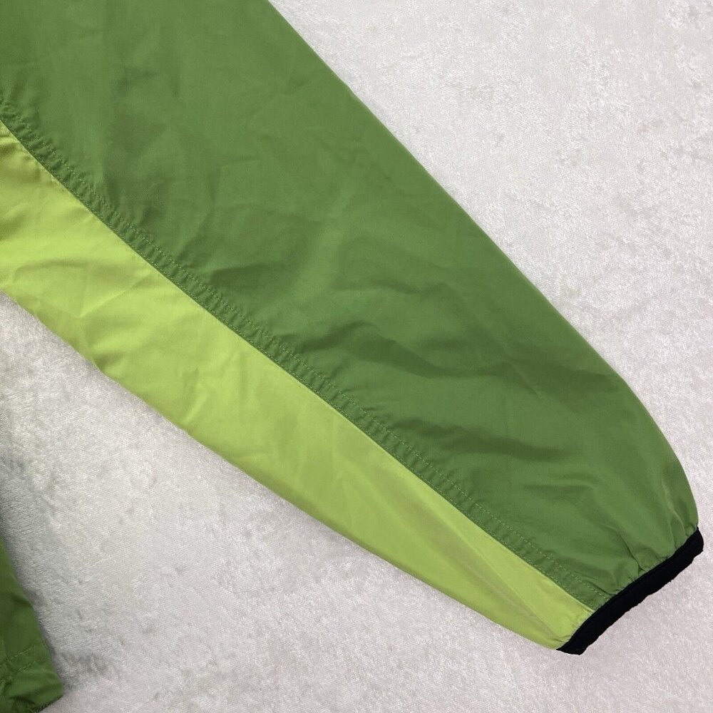 BROOKS Running Jacket Womens L Green Vented Windbreaker Full Zip Pockets - Picture 7 of 15